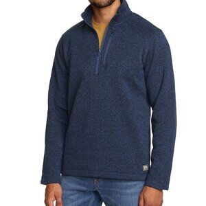 FINAL!  Men's Eddie Bauer Radiator Fleece Quarter Zip Pullover Color:Dusk NWT